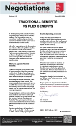  Traditional Benefits  vs Flex Benefits