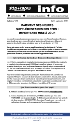 Paiement des heures  Supplémentaires des FFRS : Importante mise à jour
