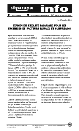Examen de l’équité salariale pour les Factrices et facteurs ruraux et suburbains