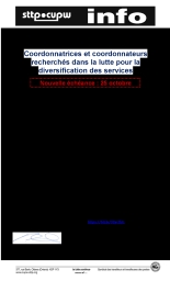 Coordonnatrices et coordonnateurs recherchés dans la lutte pour la diversification des services - Nouvelle échéance : 25 octobre
