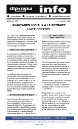 Avantages sociaux à la retraite – Unité des FFRS