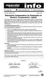 Retroactive Compensation for Employees on Workers’ Compensation: Update