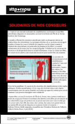 Solidaires de nos consœurs