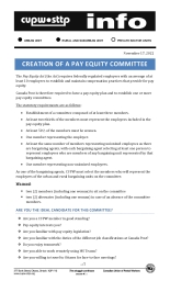 Creation Of A Pay Equity Committee