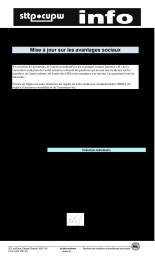 Mise à jour sur les avantages sociaux