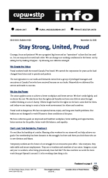 Stay Strong, United, Proud