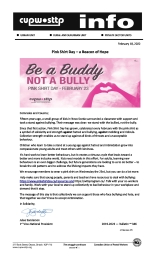 Pink Shirt Day – a Beacon of Hope