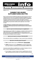 Paiement des heures supplémentaires des FFRS
