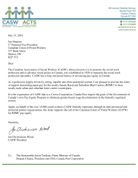 Canadian Association of Social Workers (CASW)