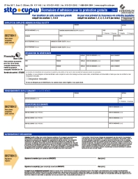 Demande d’adhésion au régime d’assurance-vie du STTP : protection de base gratuite et protection additionnelle facultative