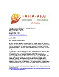 Feminist Alliance for International Action (FAFIA)