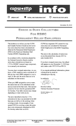 Error in Dues Collection for RSMC permanent Relief Employees