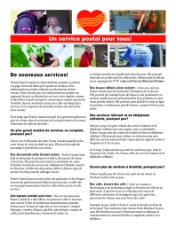 De nouveaux services!