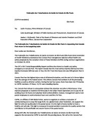 São Paulo State Federation of Health Workers - Federação dos Trabalhadores da Saúde do Estado de São Paulo (EN)