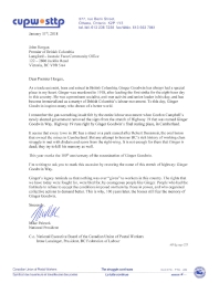 Restore the Ginger Goodwin Way