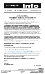 Journée de la Vérité et de la réconciliation – Commémorer, reconnaître et réfléchir 