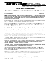 Historic Victory for Postal Workers