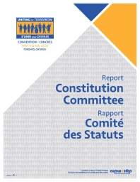 Rapport du Comité des statuts (2023)