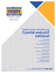 Rapports des membres du Comité exécutif national (2023)