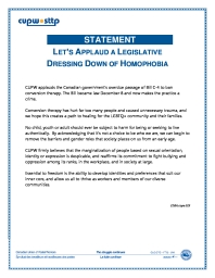 Let’s Applaud a Legislative Dressing Down of Homophobia