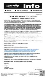Truth and Reconciliation Day – Commemorate, Acknowledge and Reflect