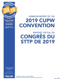 Verbatim Report of the 2019 CUPW Convention
