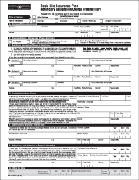 Basic Life Insurance Plan (Canada Post) - Beneficiary Designation / Change of Beneficiary