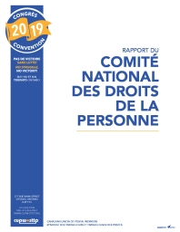 Rapport du Comité national des droits de la personne (2019)
