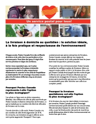 La livraison à domicile au quotidien : la solution idéale, à la fois pratique et respectueuse de l’environnement!