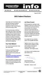2021 Federal Elections