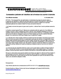 Contestation judiciaire de l’abolition de la livraison du courrier à domicile 