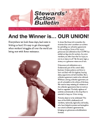 And the Winner is… OUR UNION!