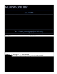 NORPW Application Form