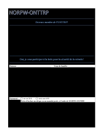 Formulaire d'adhésion (ONTTRP)